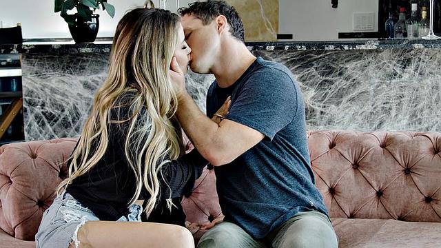 Babe gets pussylicked, sucks cock, and gets pounded by her BF