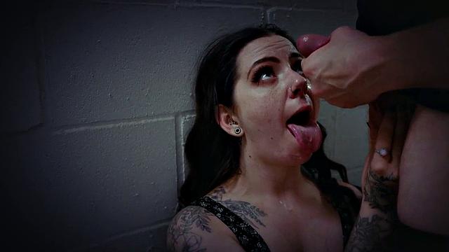 Lily Thot throating in dirty BDSM session