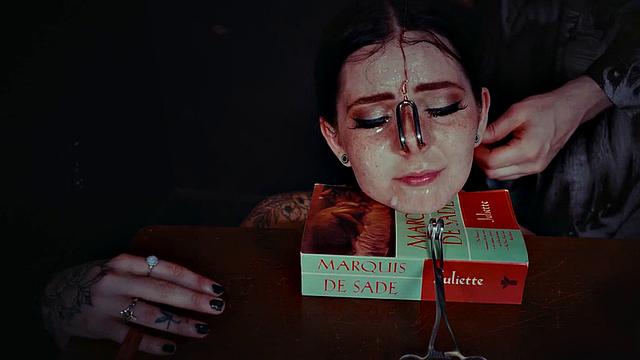 Lily Thot throating in dirty BDSM session