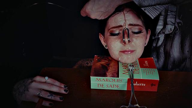 Lily Thot throating in dirty BDSM session