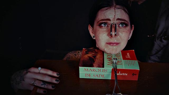 Lily Thot throating in dirty BDSM session