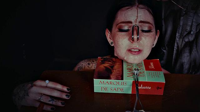 Lily Thot throating in dirty BDSM session