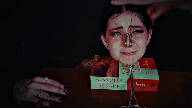 Lily Thot throating in dirty BDSM session