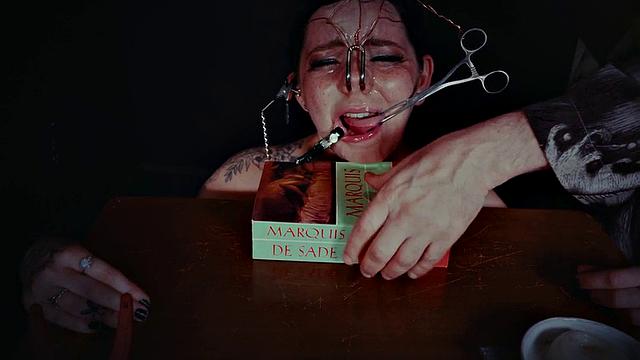 Lily Thot throating in dirty BDSM session