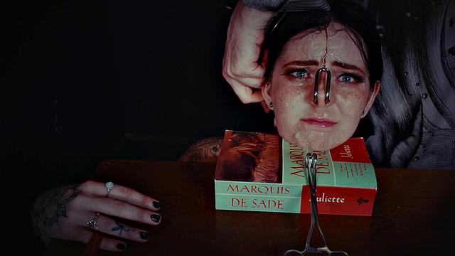 Lily Thot throating in dirty BDSM session