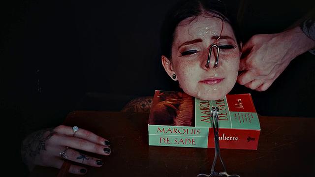 Lily Thot throating in dirty BDSM session