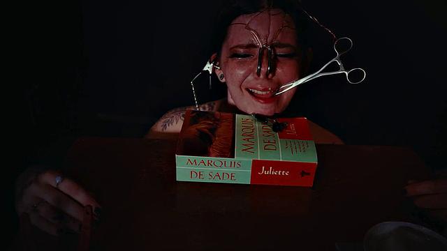 Lily Thot throating in dirty BDSM session