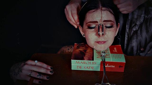 Lily Thot throating in dirty BDSM session