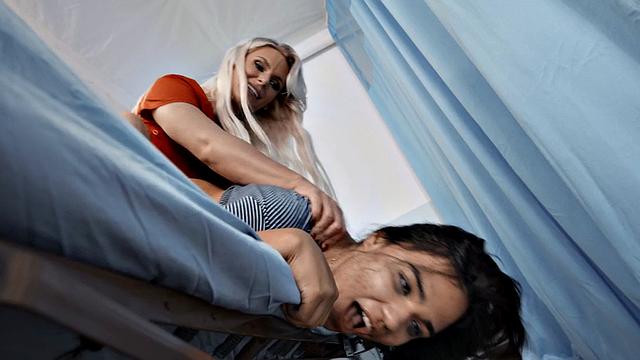 Strapon mature lez nurse fucks patient after scissoring