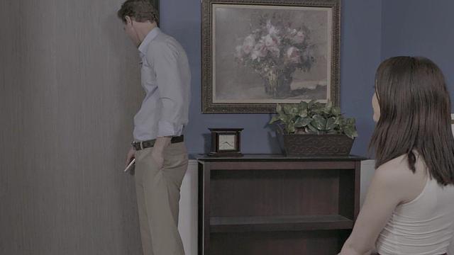 Stepdad's dirty moves: Stepdaughter gets her wet pussy drilled deep by stepdad's long tongue