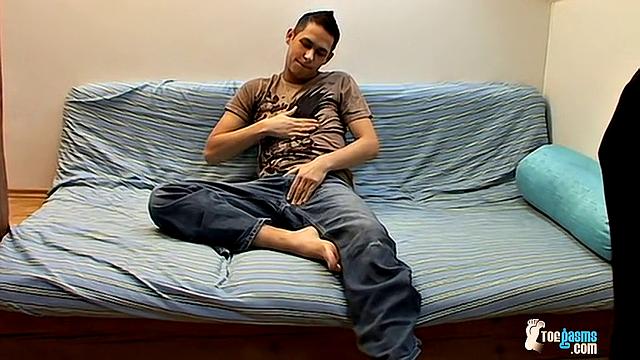 Foot Covered In Hot Cum - Cristian