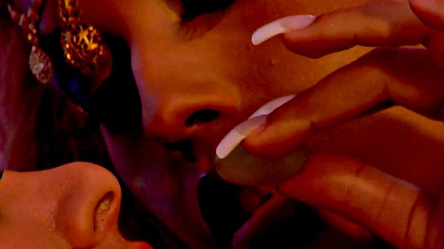 Hot busty babes kiss and lick each other's pussies in lingerie