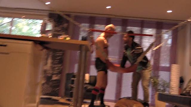 Viktor Rom Fists Benedictux In A Sling - Vicious XXX (Part 1)