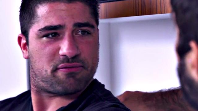 Top gay fucked in ass from behind by perverted dominant