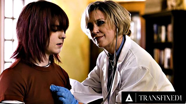 TRANSFIXED - Doctor Dee Williams & Nurse Khloe Kay Seduce Jean Hollywood In Steamy Checkup - 1