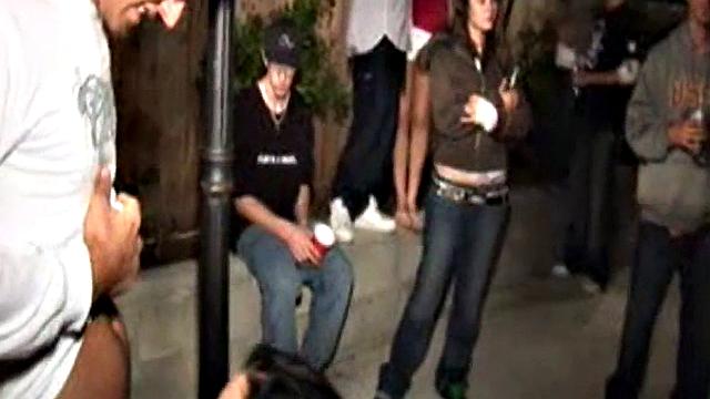 College slut goes down