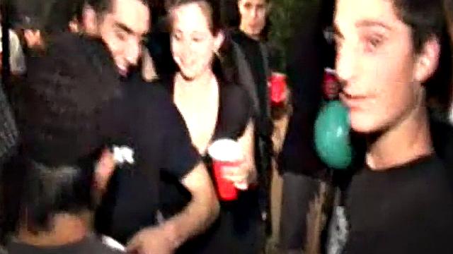 College slut goes down