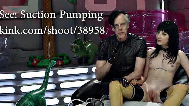 Submissive anally toyed by her maledom during masterclass