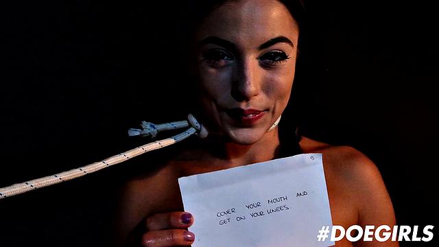 Sexy brunette in intimate solo scene