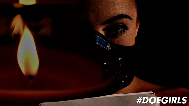 Sexy brunette in intimate solo scene