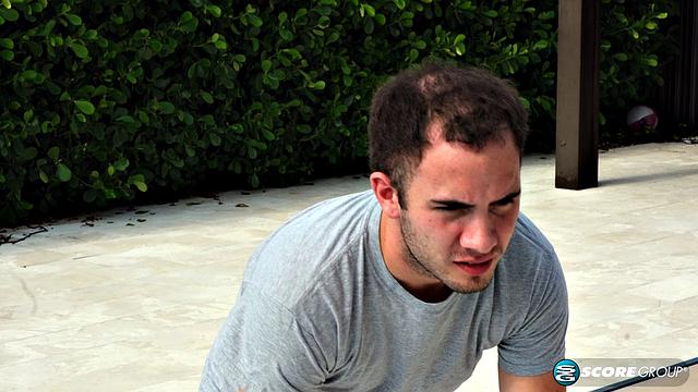 Wife and mom Sierra, 40, sucks & fucks the pool boy