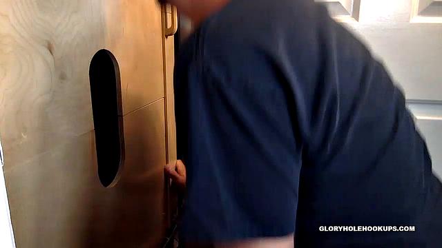 Getting Gloryhole Sucked and Banged
