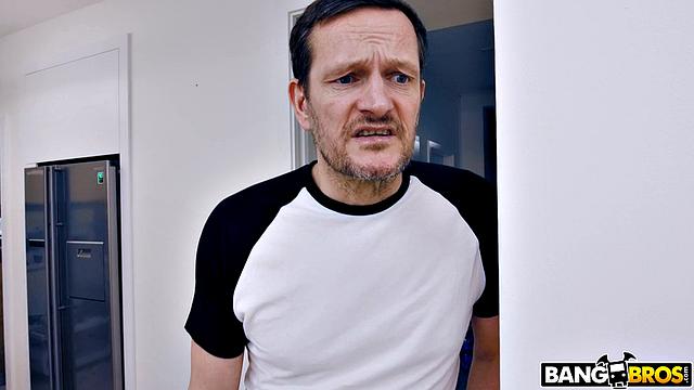 Pervy Stepdad's Lucky Encounter