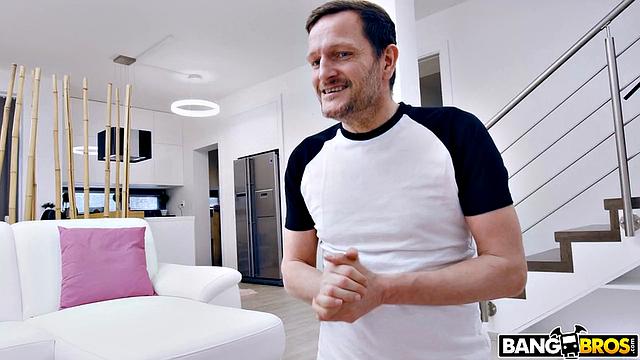 Pervy Stepdad's Lucky Encounter