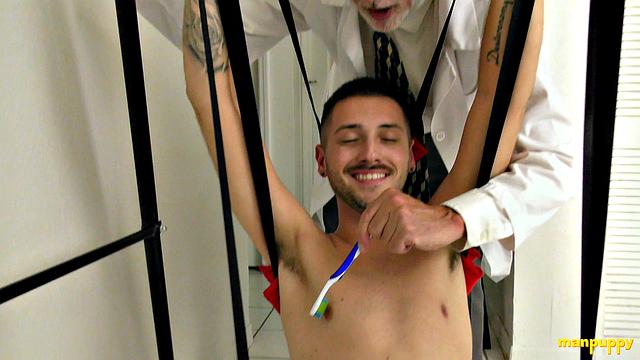 Tickling Test in Doctor's Sex Swing - Dimitri Ivanov & Richard Lennox