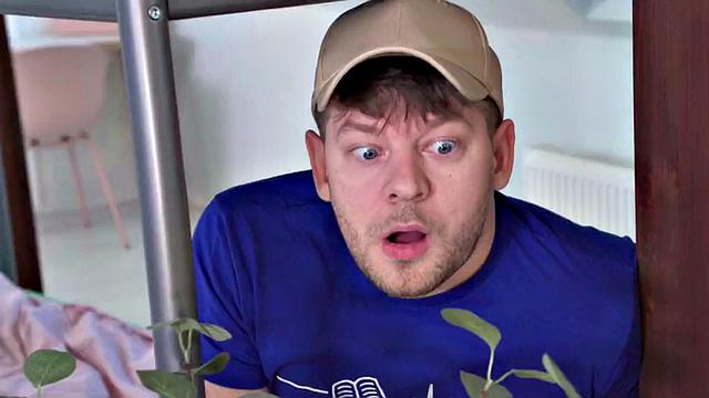 Petite nerdy bae rammed by roommate after blowjob