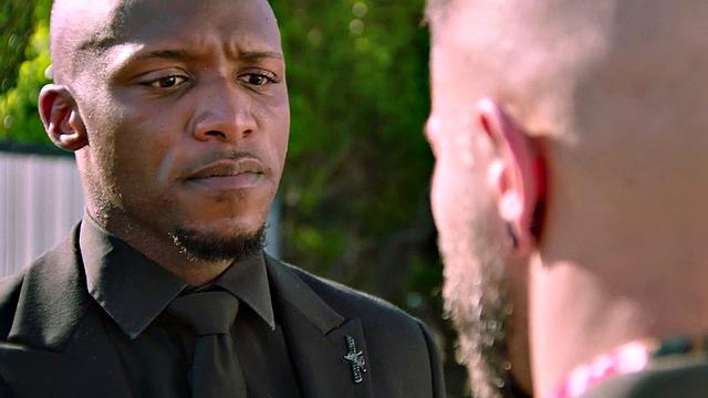 Taboo Black stud licks white stepbro's ass and sucks cock