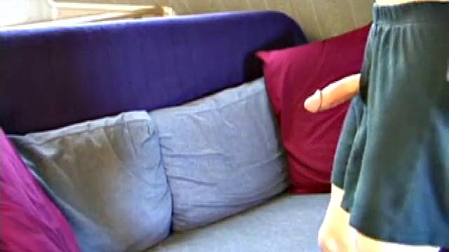 Shane pops in a new x-rated porn video and gets ready for a hot jack off session. He works his stiff dick with both hands, edging himself to a big finish. In the end Shane sends a warm cum load flying over his shoulder.