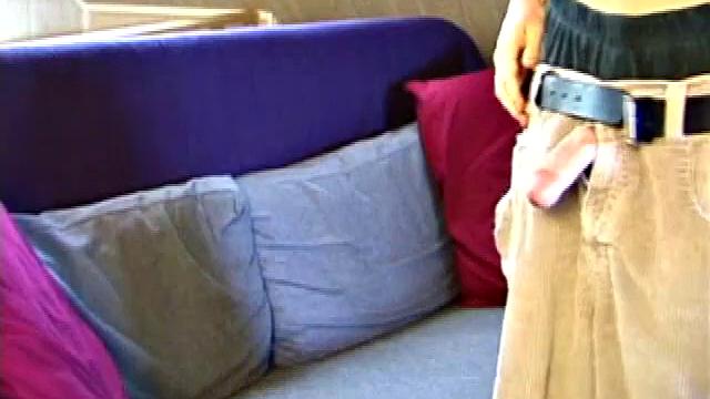 Shane pops in a new x-rated porn video and gets ready for a hot jack off session. He works his stiff dick with both hands, edging himself to a big finish. In the end Shane sends a warm cum load flying over his shoulder.