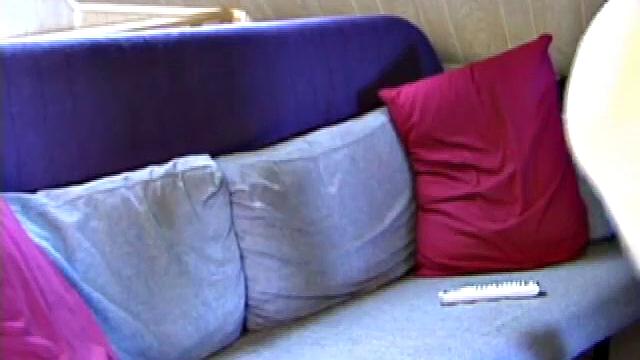 Shane pops in a new x-rated porn video and gets ready for a hot jack off session. He works his stiff dick with both hands, edging himself to a big finish. In the end Shane sends a warm cum load flying over his shoulder.