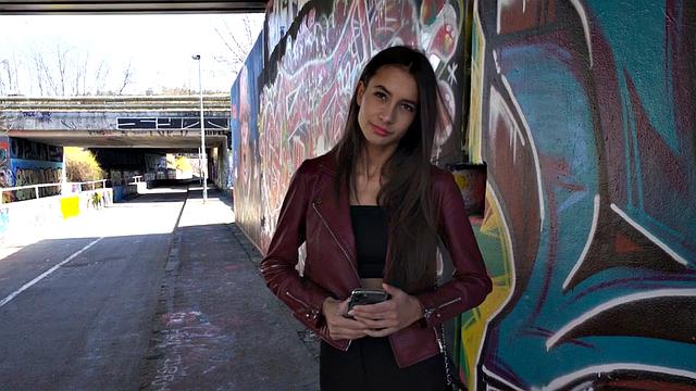 20yo public slut pounded in doggystyle before riding it