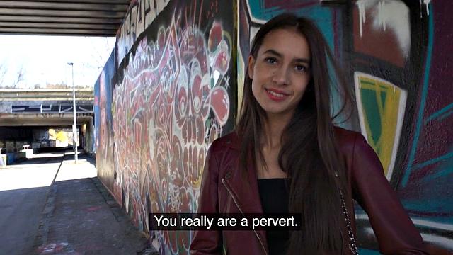 20yo public slut pounded in doggystyle before riding it