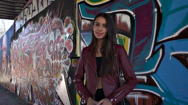 20yo public slut pounded in doggystyle before riding it