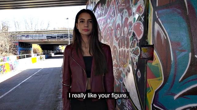 20yo public slut pounded in doggystyle before riding it