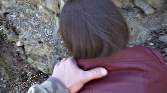 20yo public slut pounded in doggystyle before riding it