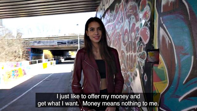 20yo public slut pounded in doggystyle before riding it