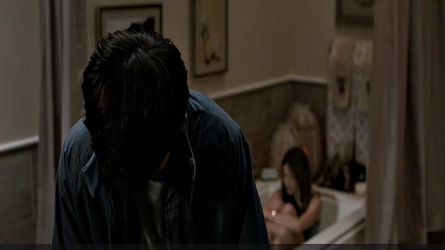 Halston Sage in see-through bra