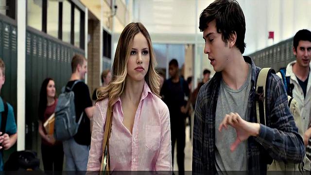 Halston Sage in see-through bra