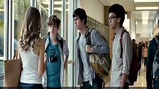 Halston Sage in see-through bra