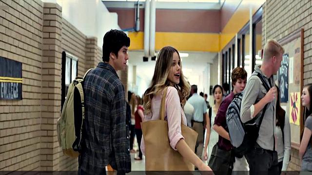 Halston Sage in see-through bra