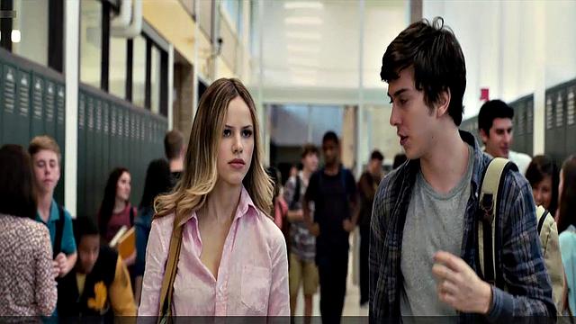 Halston Sage in see-through bra