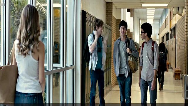 Halston Sage in see-through bra