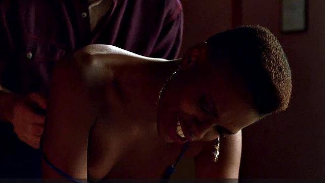 Gloria Lynne Henry's vintage sex tape: Interracial, pierced nipples, and ponytail ebony celebrity