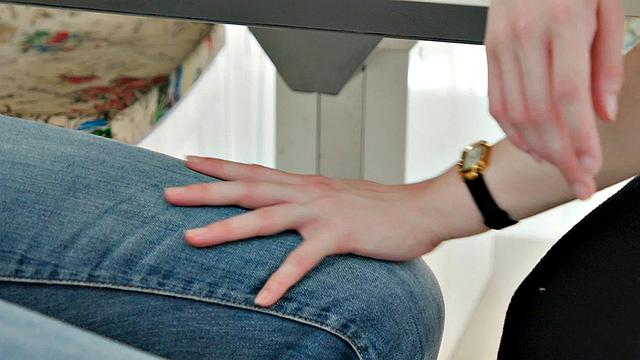 Redhead anal babe deepthroats BBC from ass to mouth