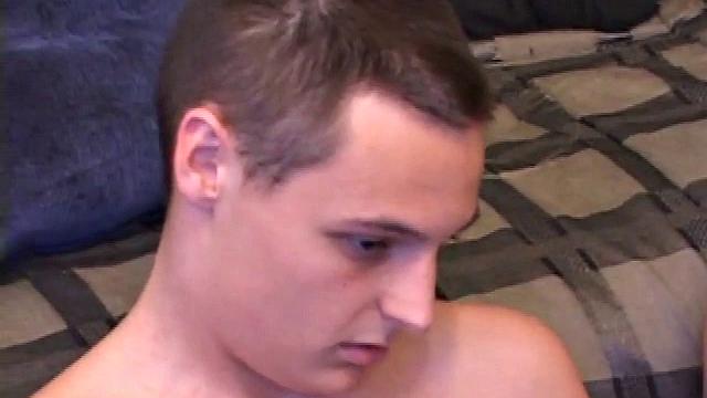 Buddies Lex and Gunner have sent their girls away for the weekend and are eager to spend some time together. The guys sit side-by-side, watching a porn video, and commenting on the show in front of them, while rubbing their growing dicks.