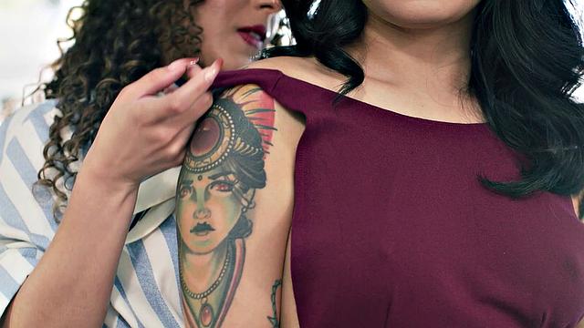 LEZ BE BAD - Sailor Liv Revamped TIES UP Submissive Neighbor Avery Black & DOMINATES Her